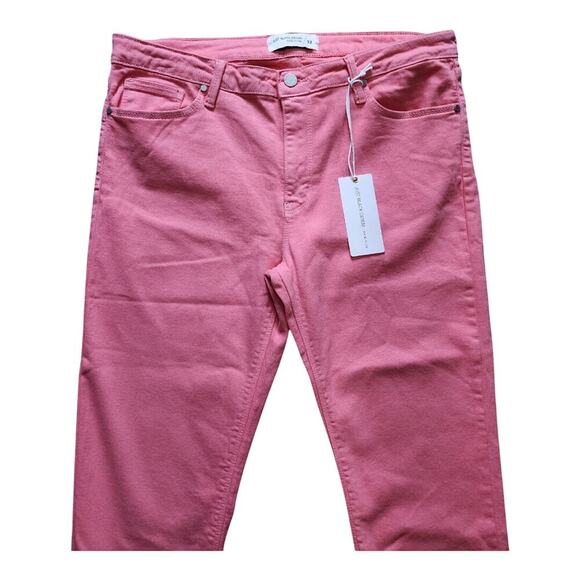 Just Black Denim High-Rise Skinny Cotton and Spandex Blend Pink Jeans Size 32 - Picture 5 of 10